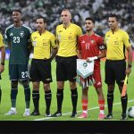 لقطة قبل انطلاق مباراة الكويت والسعودية في افتتاح خليجي 27