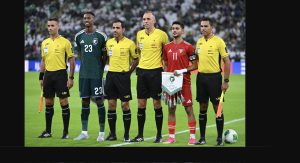 لقطة قبل انطلاق مباراة الكويت والسعودية في افتتاح خليجي 27