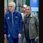 نائب رئيس الاتحاد الكويتي يستقبل ارسن فينغر على هامش كأس العالم تحت 15 عاماً بأذربيجان
